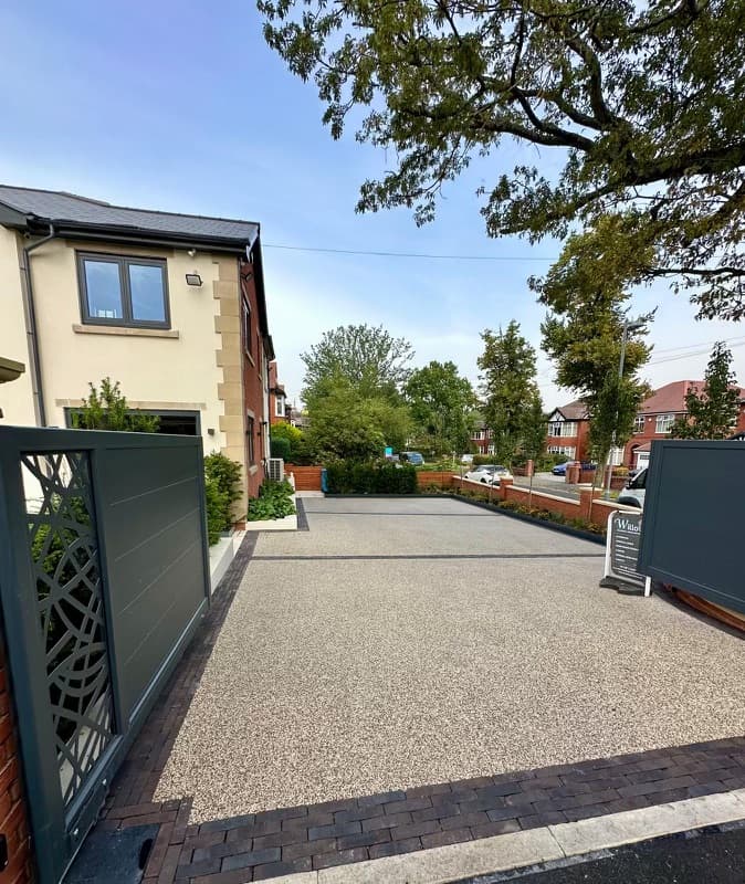 Resin bound driveway
